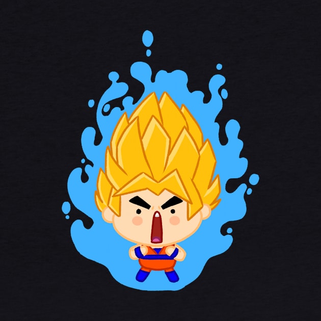 Super Saiyan by drawnbyhanna